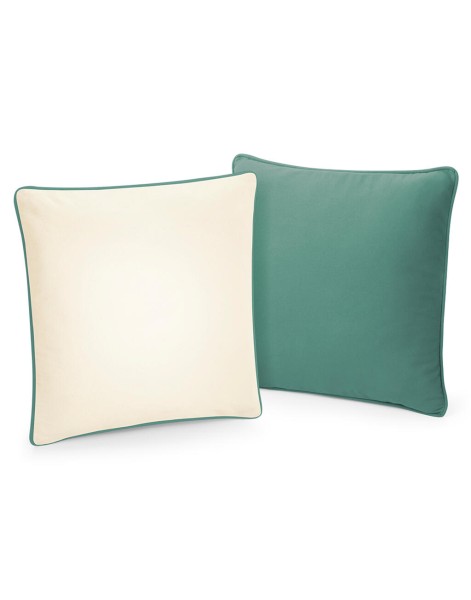 Fairtrade Cotton Piped Cushion Cover  