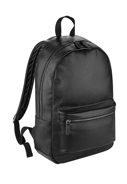 Faux Leather Fashion Backpack  