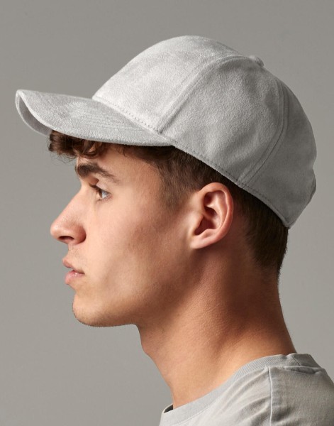 Faux Suede 6 Panel Cap  