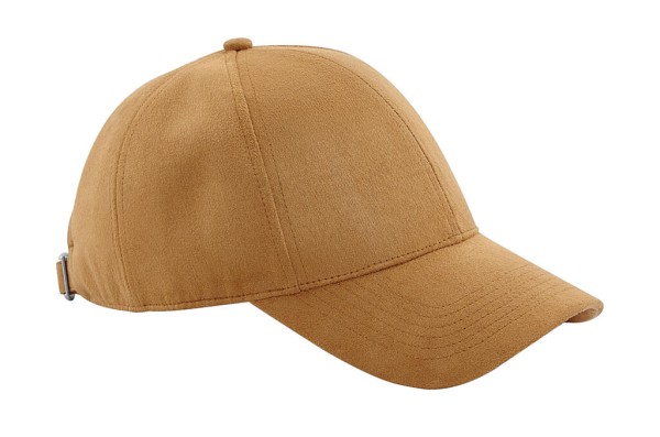 Faux Suede 6 Panel Cap  