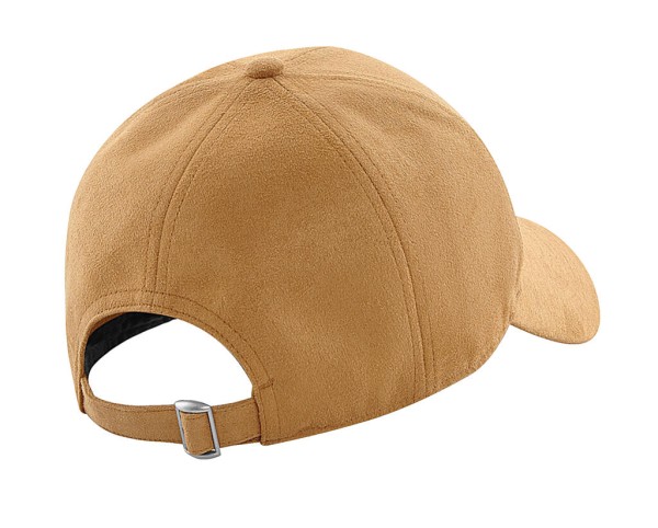 Faux Suede 6 Panel Cap  