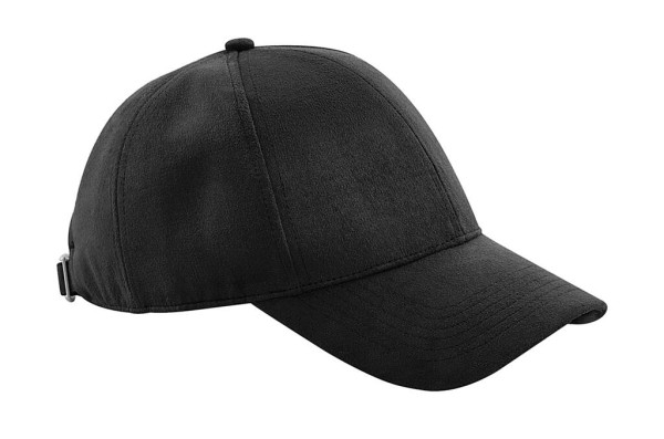 Faux Suede 6 Panel Cap  
