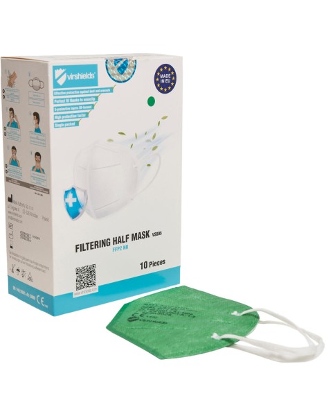 Filtering half mask FFP2 5-ply Piros 
