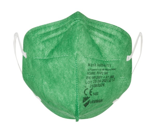 Filtering half mask FFP2 5-ply Zöld 