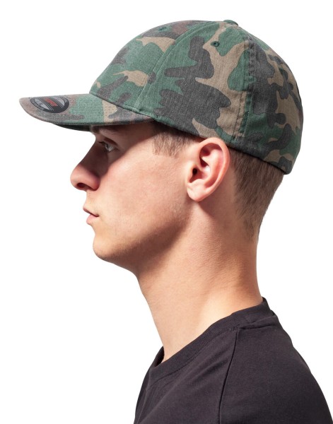 Flexfit Garment Washed Camo  
