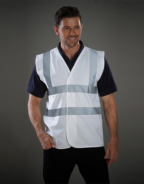 Fluo 2 Band+Brace Waistcoat Piros 