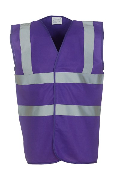 Fluo 2 Band+Brace Waistcoat Lila 