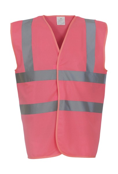 Fluo 2 Band+Brace Waistcoat Rózsaszín 