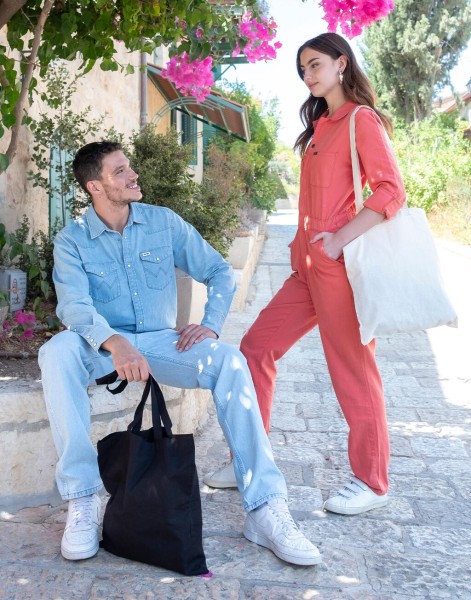 Guildford Cotton Shopper/Tote Shoulder Bag  