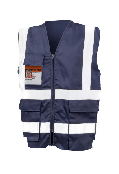 Heavy Duty Polycotton Security Vest  