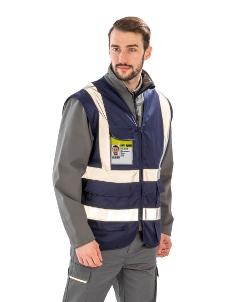 Heavy Duty Polycotton Security Vest  