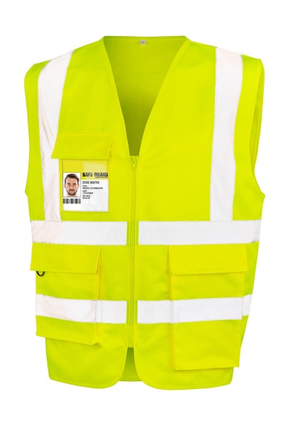 Heavy Duty Polycotton Security Vest  