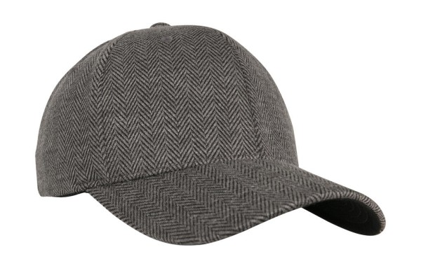 Heringbone Melange Cap  