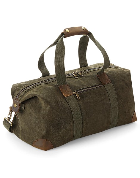 Heritage Waxed Canvas Holdall  