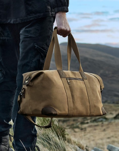 Heritage Waxed Canvas Holdall  