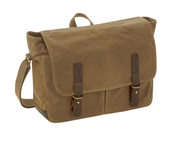 Heritage Waxed Canvas Messenger  