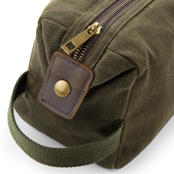 Heritage Waxed Canvas Wash Bag  