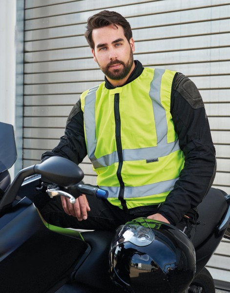 Hi-Vis Biker Vest Schleiz Sárga 