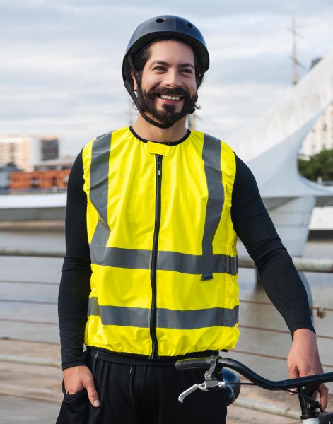 Hi-Vis Biker Vest Schleiz Sárga 