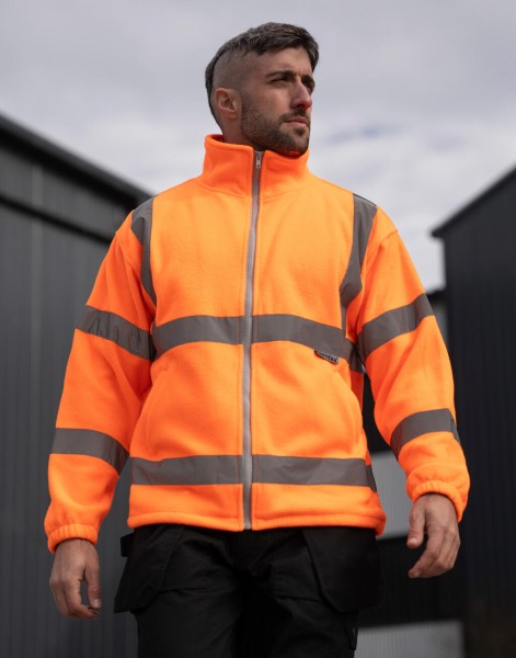 Hi-Vis Fleece Jacket Bergen Narancssárga 