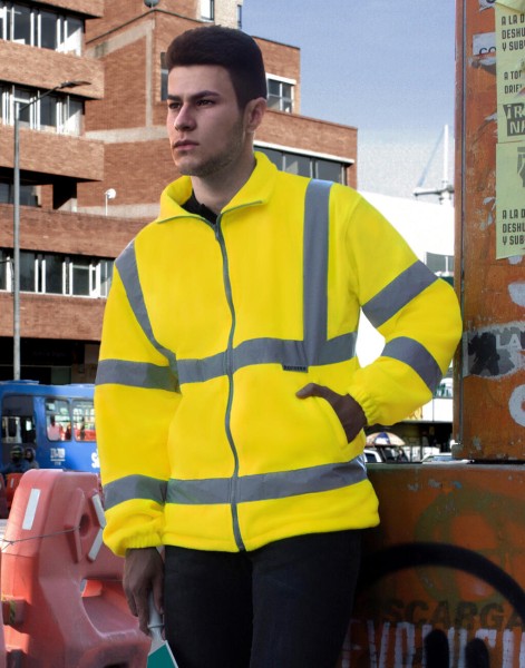 Hi-Vis Fleece Jacket Bergen Narancssárga 