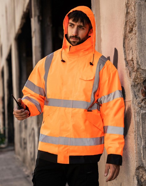 Hi-Vis Rain Jacket Lite Kaunas Sárga 