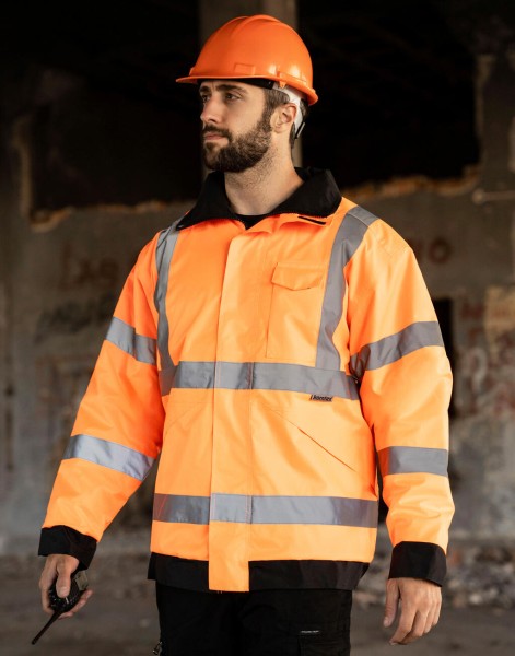 Hi-Vis Rain Jacket Lite Kaunas Sárga 