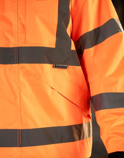 Hi-Vis Rain Jacket Lite Kaunas Sárga 