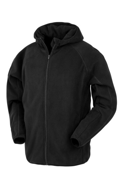 Hooded Recycled Microfleece Jacket  