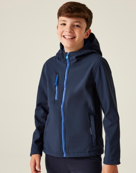 Junior Ablaze 3-Layer Hooded Softshell  