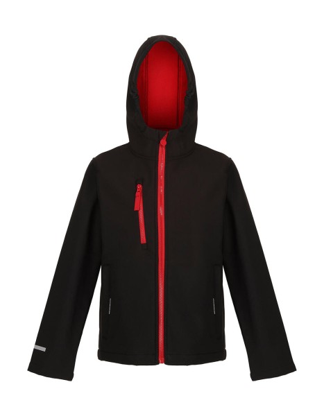 Junior Ablaze 3-Layer Hooded Softshell  