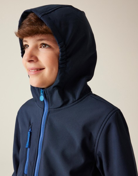 Junior Ablaze 3-Layer Hooded Softshell  