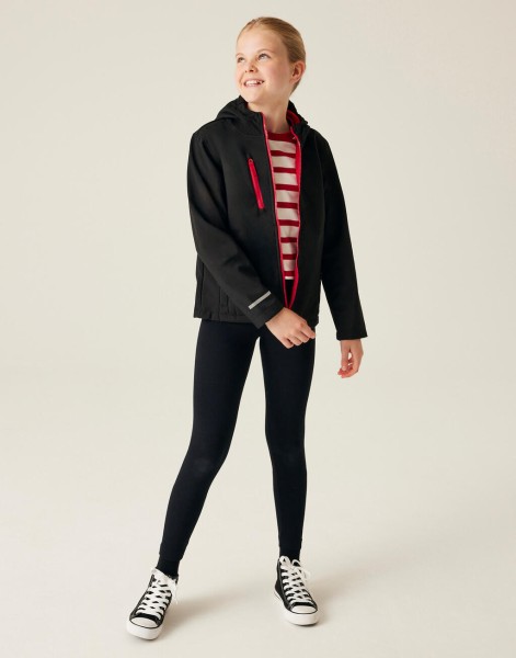 Junior Ablaze 3-Layer Hooded Softshell  