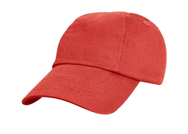 Junior Low Profil Cotton Cap Piros 