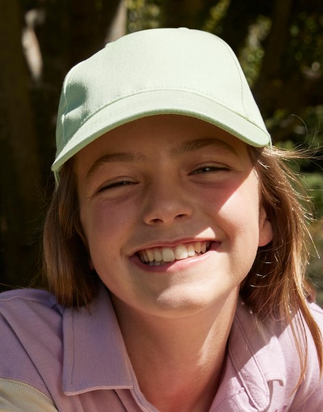 Junior Organic Cotton 5 Panel Cap  