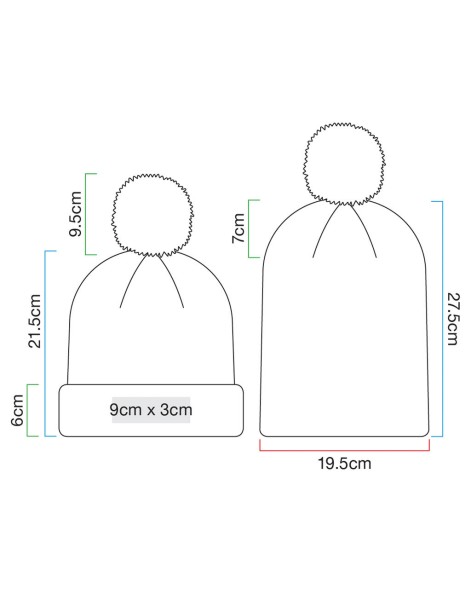 Junior Reflective Bobble Beanie  