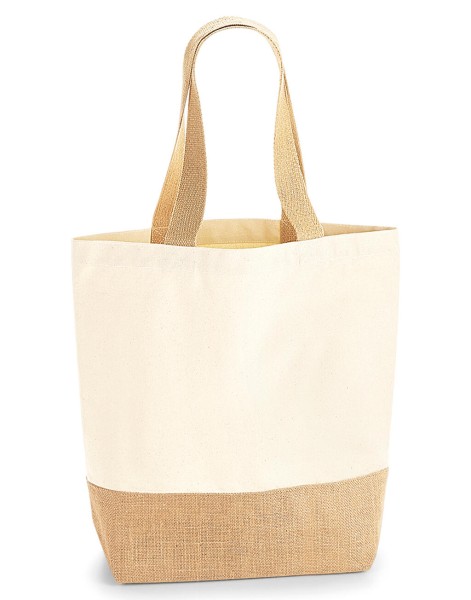 Jute Base Canvas Shopper  