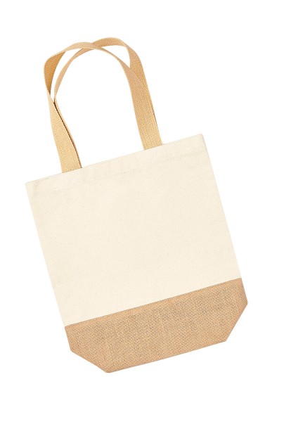 Jute Base Canvas Shopper  