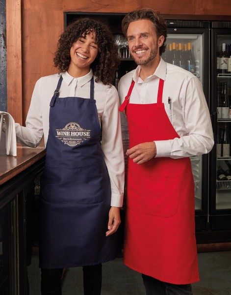 LISBON 100% Cotton Bib Apron  