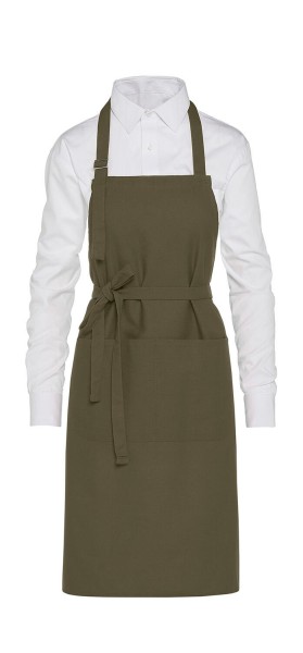LISBON - Cotton Heavyweight Bib Apron with Pocket  