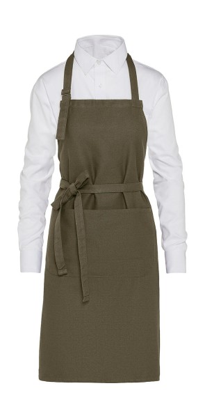 LISBON - Organic Heavyweight Bib Apron with Pocket  