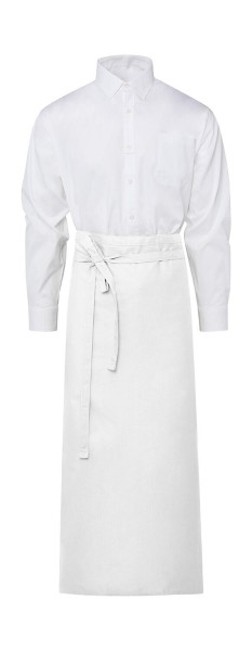 LONDON Long Bistro Apron Fehér 