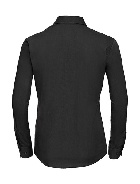 Ladies` Cotton Poplin Shirt LS  