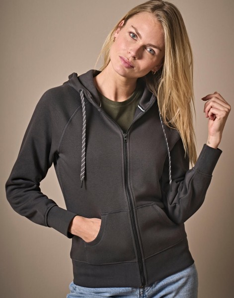 Ladies Fashion Full Zip Hood  