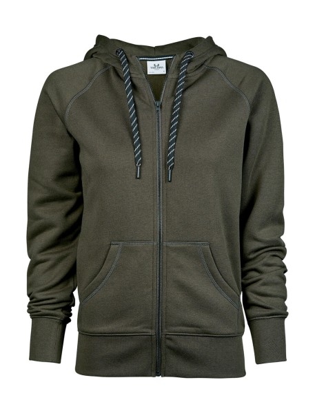 Ladies Fashion Full Zip Hood  