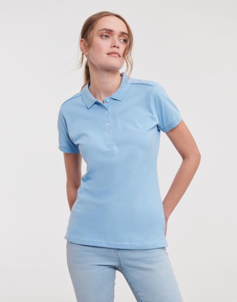 Ladies` Fitted Stretch Polo  