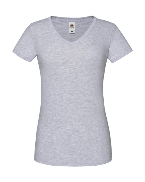 Ladies` Iconic 150 V Neck T  