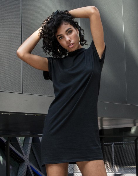 Ladies Turtle Extended Shoulder Dress  