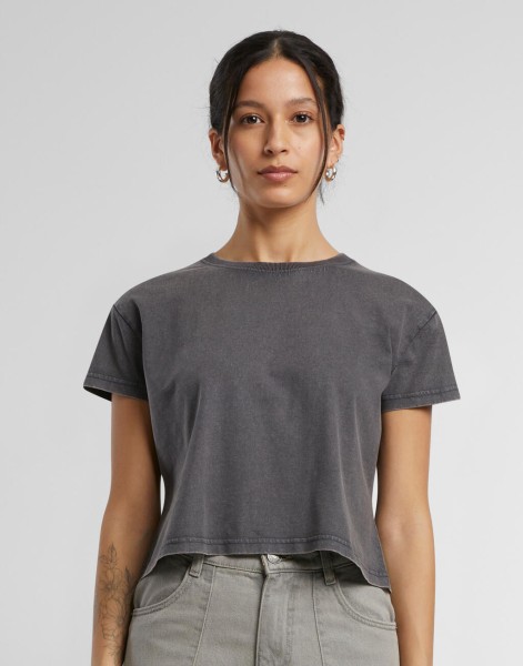 Ladies Vintage Cropped Tee  