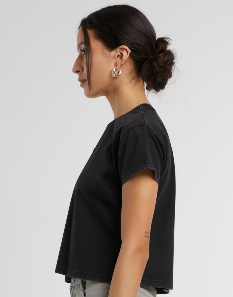 Ladies Vintage Cropped Tee  